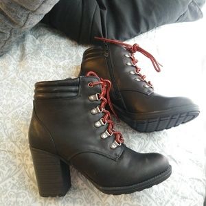 Black Heeled Boots
